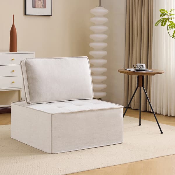 Modulsofa, Kompakt Design, Letvægts Konstruktion,Beige