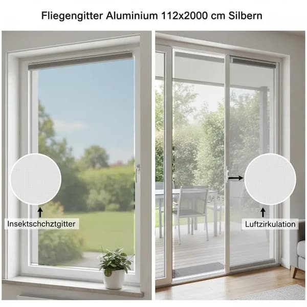Myggenet, Aluminium Materiale, Fin Maske Design,hær grøn