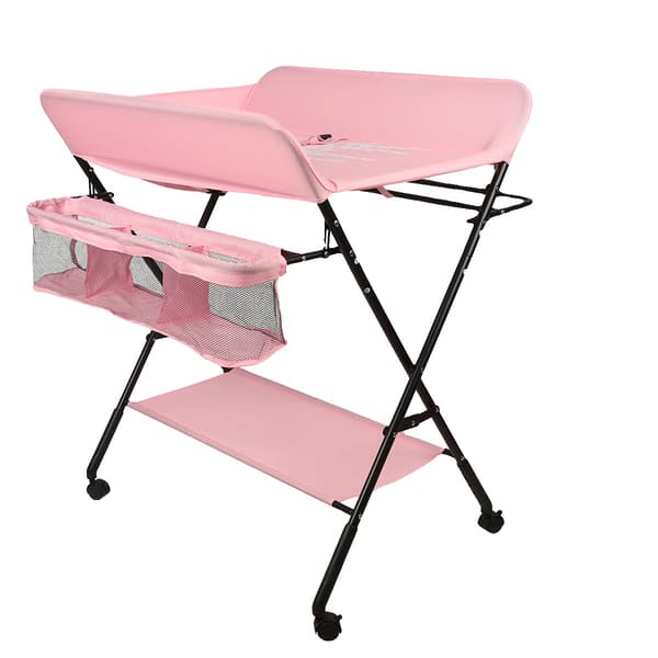 Babyskiftemøbel, Holdbart Design, Miljøvenlige Materialer,Pink