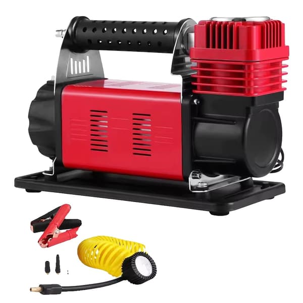 Luftkompressor, 160L/min kapacitet, 150 PSI tryk,EU, Rød