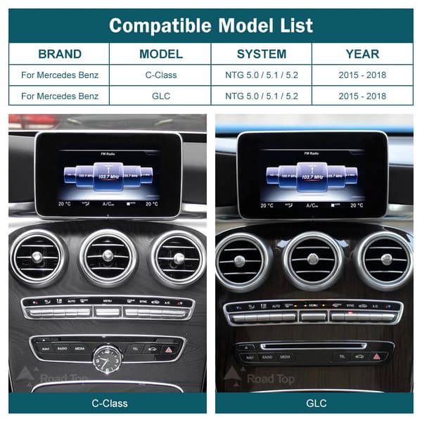 Trådlös CarPlay-adapter, Stöder Android Auto, Multi-kompatibilitet,NTG 5.0-Svart