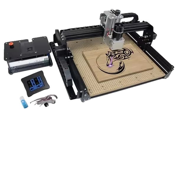 CNC Router, 500W Spindle, Offline Controller,Med controller, Ingen laser