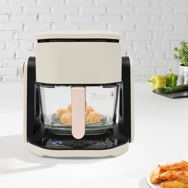Luftfritös, Bordsdesign, Justerbar Temperatur,VIT, EU