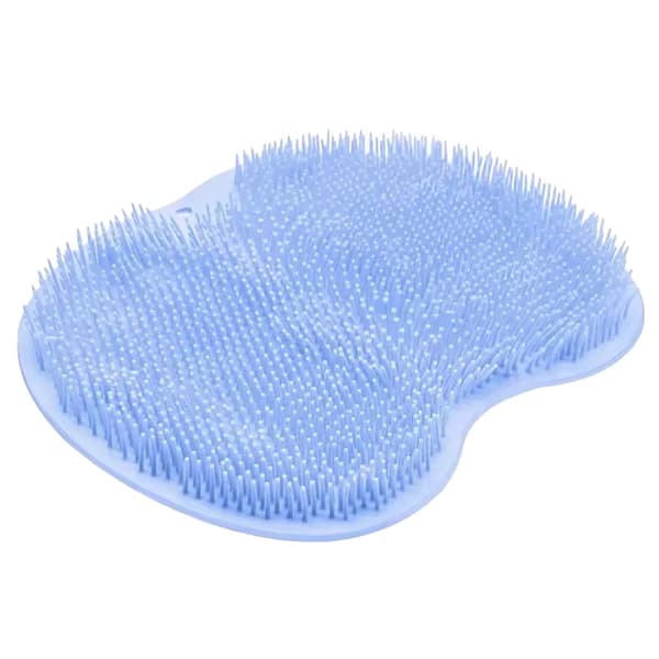 Badbørste, Silikone Materiale, Ergonomisk Design,Blå