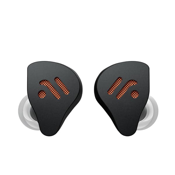 Kablede In-Ear Hovedtelefoner, Åben Bagside Design, Behagelig Pasform,Sort