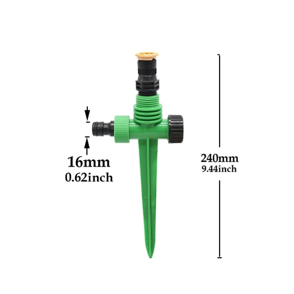 Sprinkler, Justerbar Dyse, Nem Vedligeholdelse,C