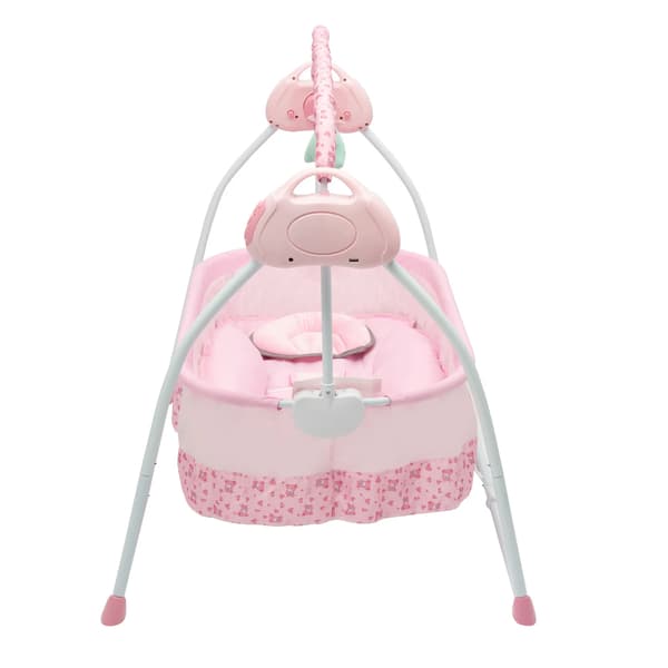 Babysäng, Elektrisk Gunga, Fjärrkontroll,Rosa