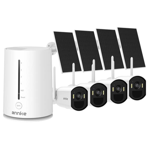Sikkerhedskamera System, Trådløs Forbindelse, Farve Natvision,4PC Kamera-a, Ingen stik-c, Ingen TF-kort-a