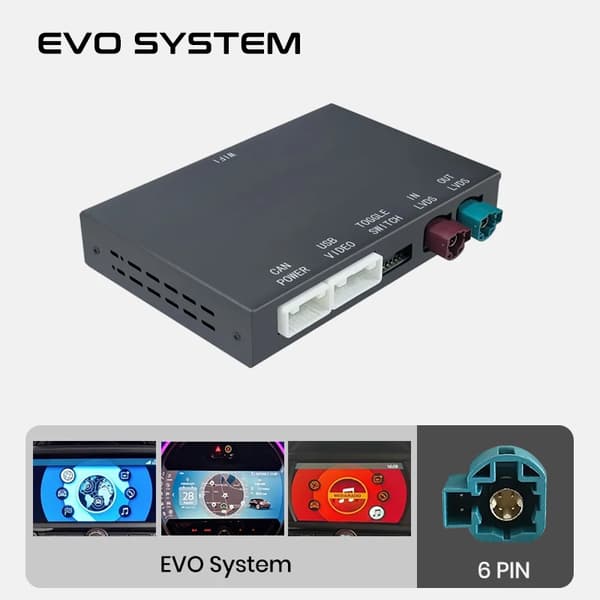 Bil Multimedia Modul, CarPlay Stöd, Android Auto Kompatibilitet,EVO-systemet