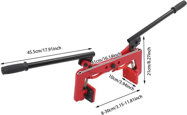 Stenklämma, Ergonomisk Design, Hög Belastningskapacitet,Röd
