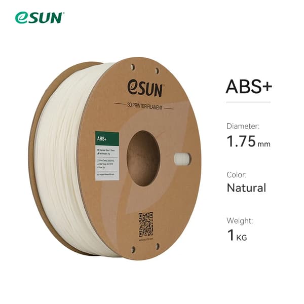 3D-printer filament, ABS-materiale, sammenfiltret design,Naturlig