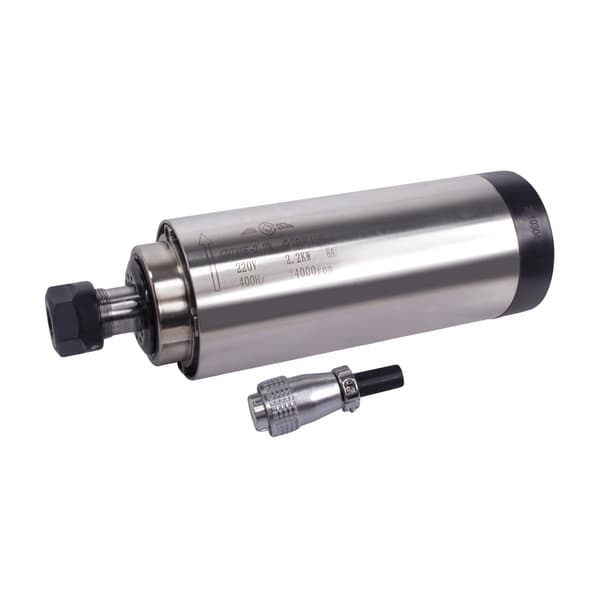 Spindelmotor, 2,2 kW effekt, luftkyld design,Endast spindel