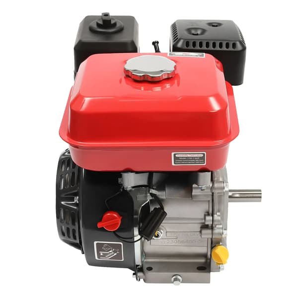 Bensinmotor, 4000W Effekt, 4-taktsdesign,Röd