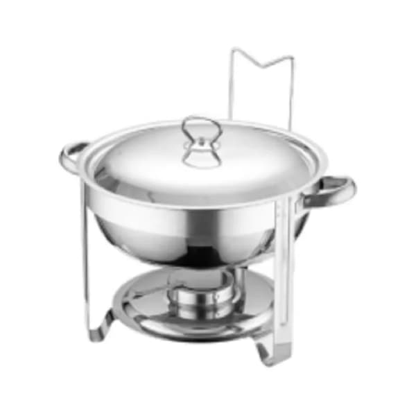 Chafing Dish, Heavy-Duty Rustfrit Stål, Komplet Buffet Sæt,Sølv 1PCS