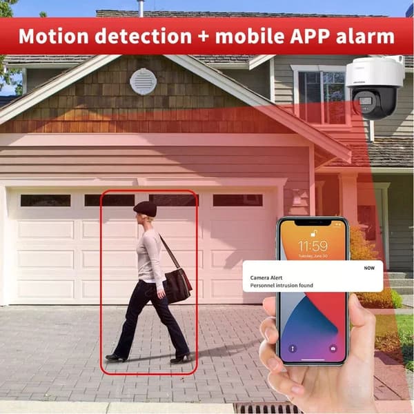 IP-kamera, 6MP, Smart Detection-funktioner,2.8mm, 6MP PT