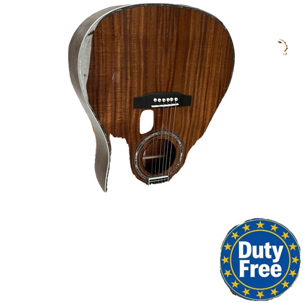 Gitarr, KOA-kropp, rosenträsgrepp,Brun