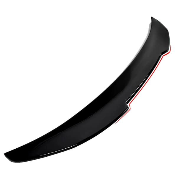 Bakspoiler, Aerodynamisk Design, Enkel Installation,glansig svart