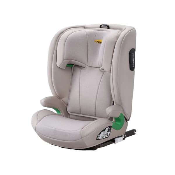 Barnstol, Justerbart Ryggstöd, ISOFIX-anslutning,VIT