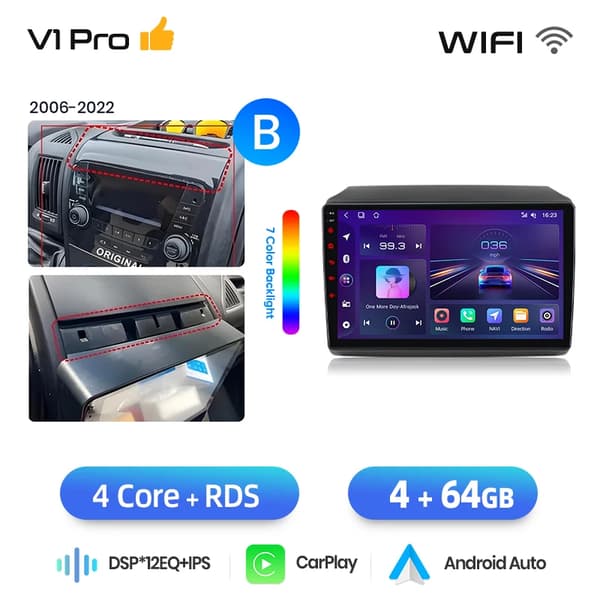 Carplay, multimedieafspiller, navigationssystem