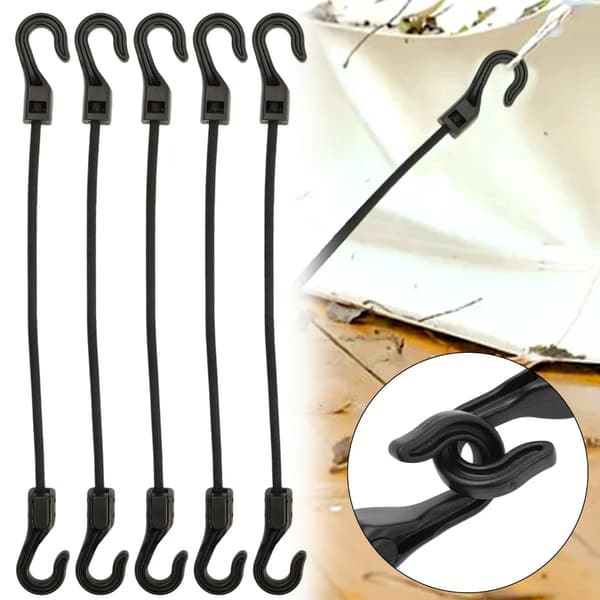 Bungee Snor, Strækbar Design, Holdbart Materiale,23.5cm - 20stk