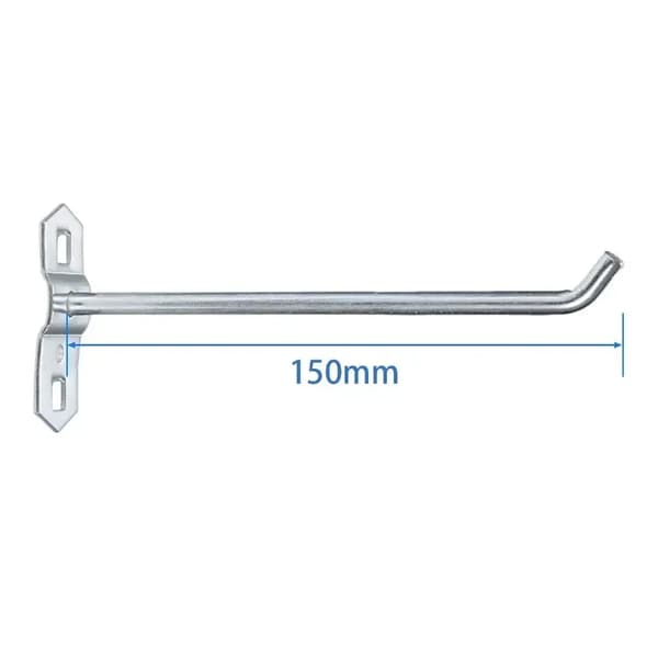 Pegboard Krog, Stål Konstruktion, Alsidig til Værktøjsorganisation,5Stk, 150mm