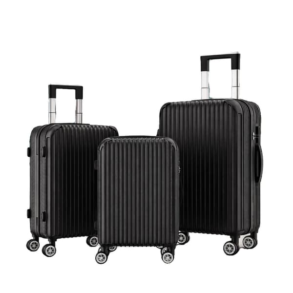 Bagagesæt, Spinnerhjul, TSA-lås,Sort