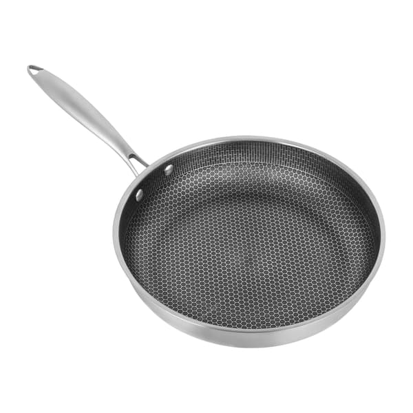 Stegepande, 410 rustfrit stål, induktionskompatibel,32cm