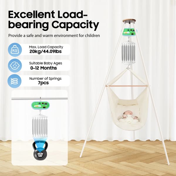 Babyswingkontroll, Justerbar hastighet, Hållbar design,grön