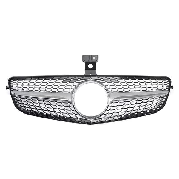 Frontbumpergrill, Diamond AMG Stil, Direkte Erstatning,Krom sort