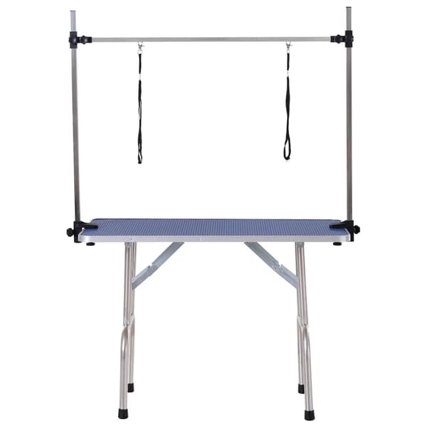 Skötselbord, Fällbar Design, Justerbar Höjd,Blå