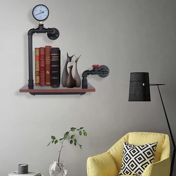 Rörställ, Retro Industriell Design, Robust Konstruktion,svart