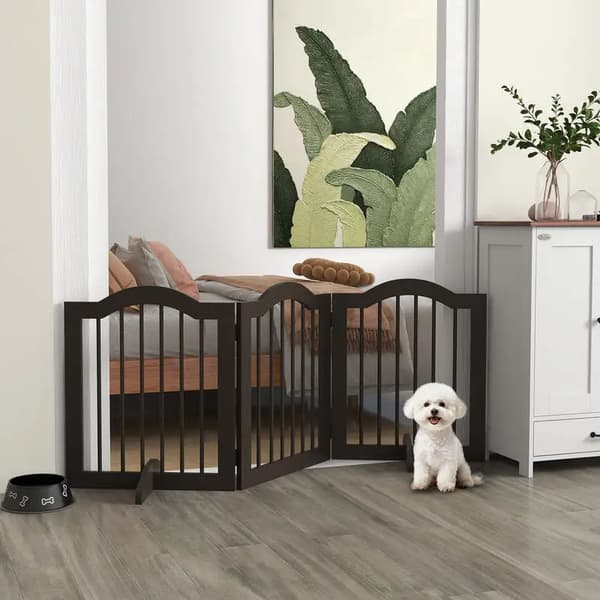 Hundebarriereport, 3 paneler, foldbart design,T0002-01-10548