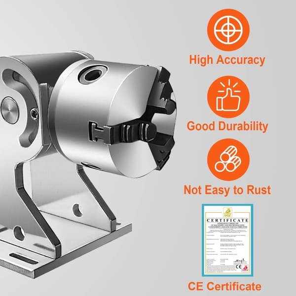 Rotary Akse, 360-Grad Rotation, Præcisionsgravering,Rotary