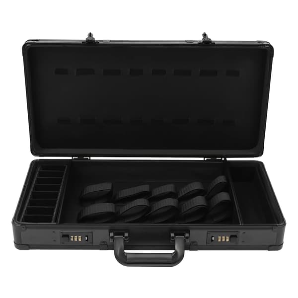 Barber Case, Aluminiumlegering, Kompakt Design,Sort