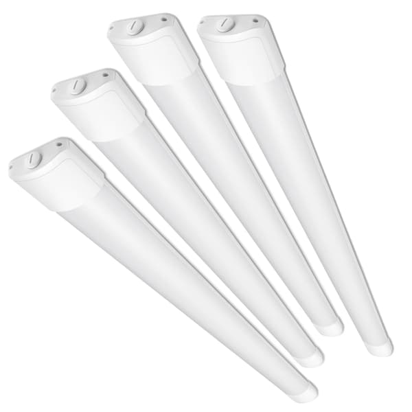 LED Rørlys, Vandtæt, Sammenkoblingsdesign,Neutral Lys, HVID, 4PCS, 16-20W