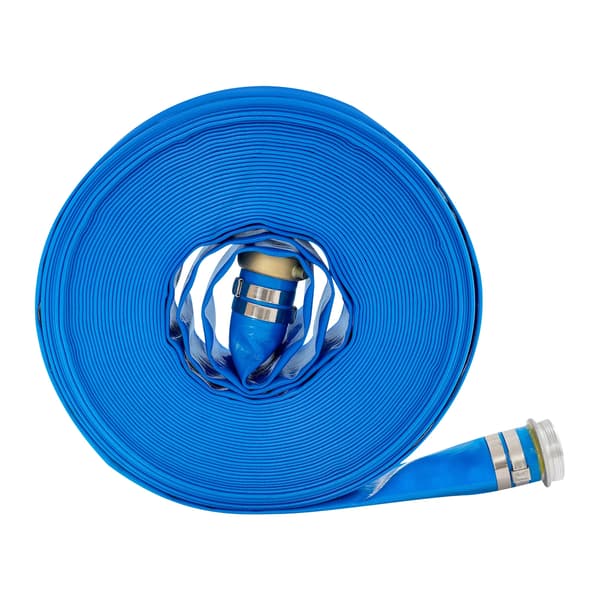 Avloppsslang, 30 meter längd, 5 cm inre diameter,100ft, Blå