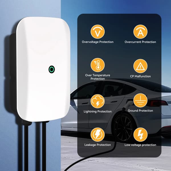 EV-laddare, 7KW effekt, 10M kabel,TYP2