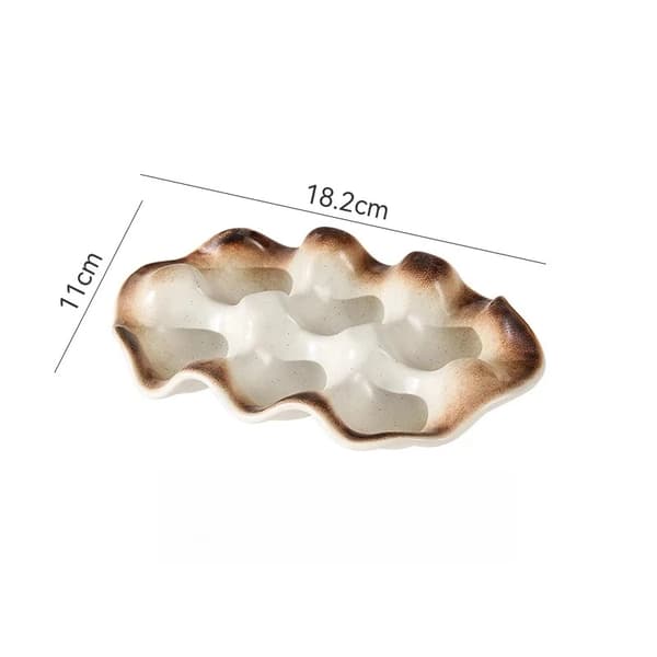 Äggtråg, Keramiskt Material, Modern Design,A