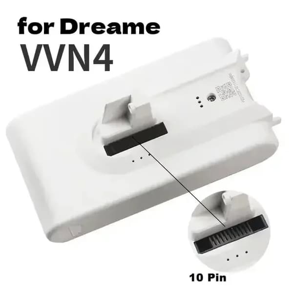 Dreame Dammsugare Batteri, 5000mAh Kapacitet, 25.2V Spänning, VVN4