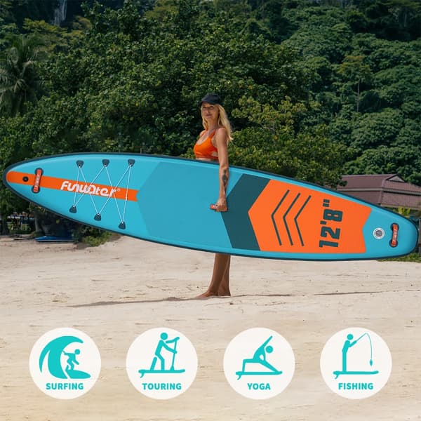 Ståupp Paddleboard, Bred Kroppsdesign, Hög Lastkapacitet,350*90*15cm 200kg +