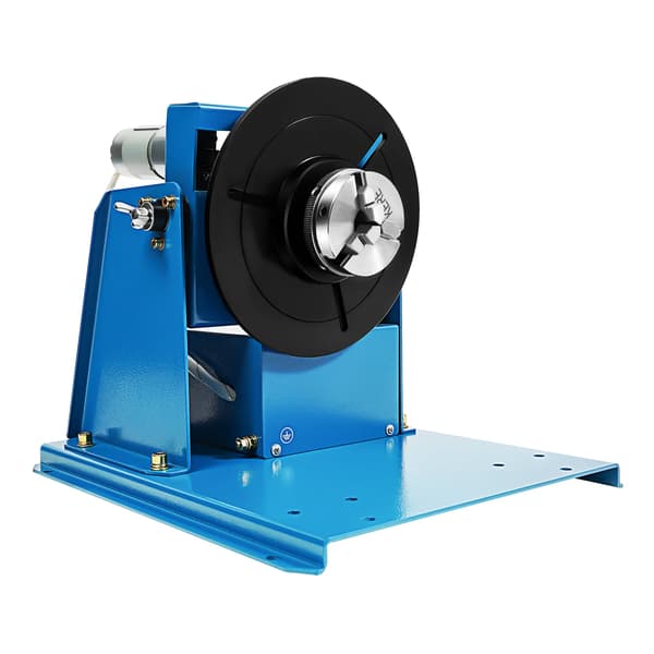 Rotary Svejsepositioner, 0-90° Drejevinkel, Effektiv Svejseunderstøttelse,blå