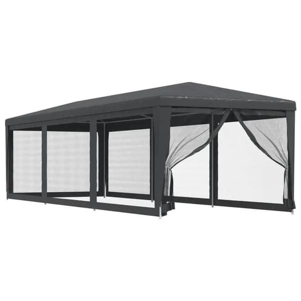 Partytält, Hållbar Plast, Väderbeständig Design,GRÅ