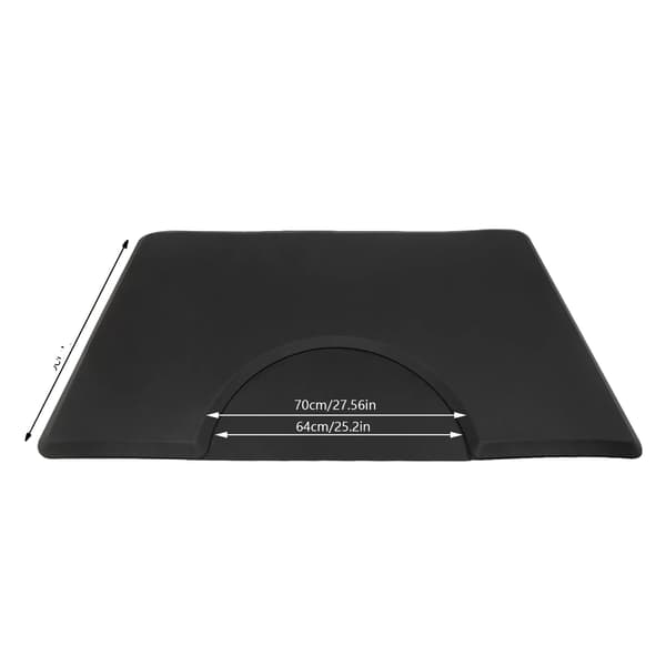 Salong Mat, Halkfri, Antitrötthet,svart