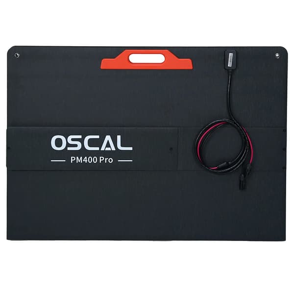Solpanel, Fällbar Design, Hög Effektivitet, IP67 Vattentålig,Oscal PM400 Pro