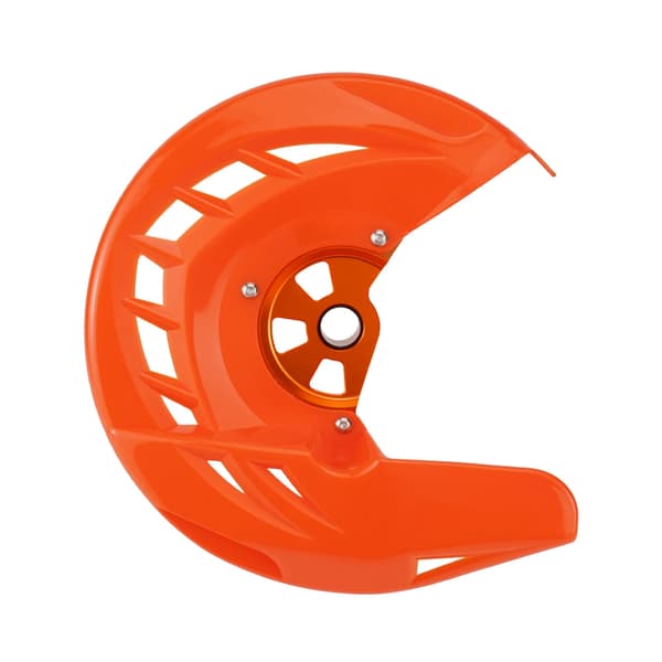 Bremse skivebeskytter, holdbart aluminium, nem installation,Orange Rød Front