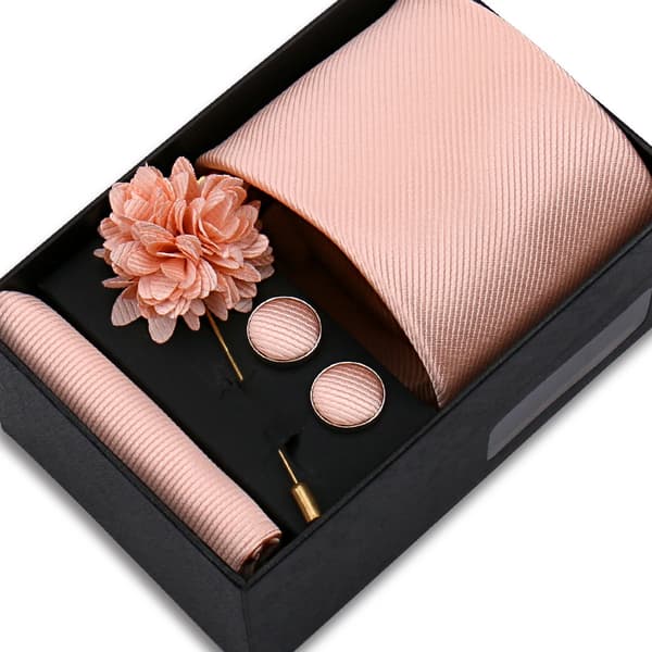 Slipsset, Elegant Gåvoförpackning, Komplett Accessoarsamling,BBJ-37F