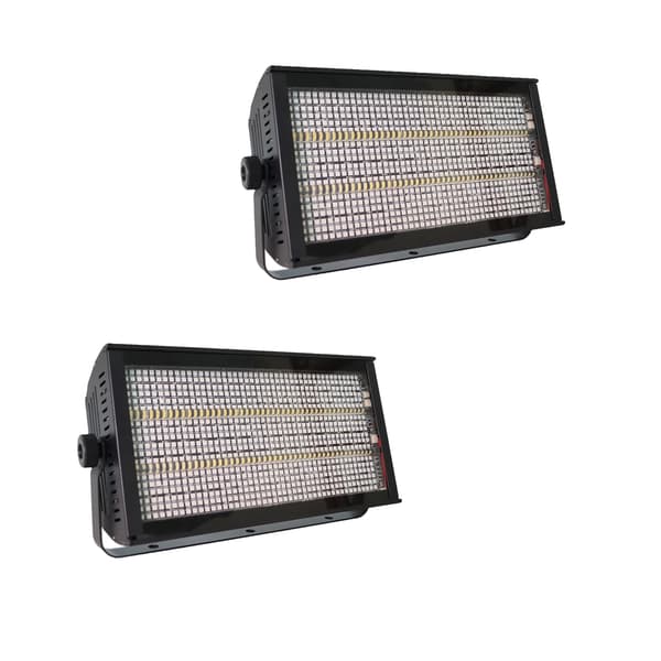 Strobovalo, DMX-ohjaus, dynaamiset kuviot,2PCS, EU Plug-a