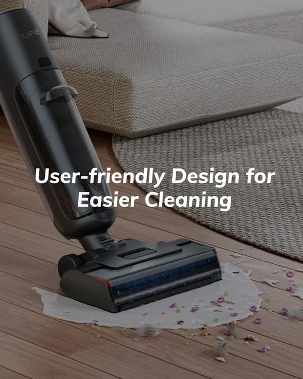 Smart Mop, Selvrenserfunktion, Våd- og Tør-funktion,EU