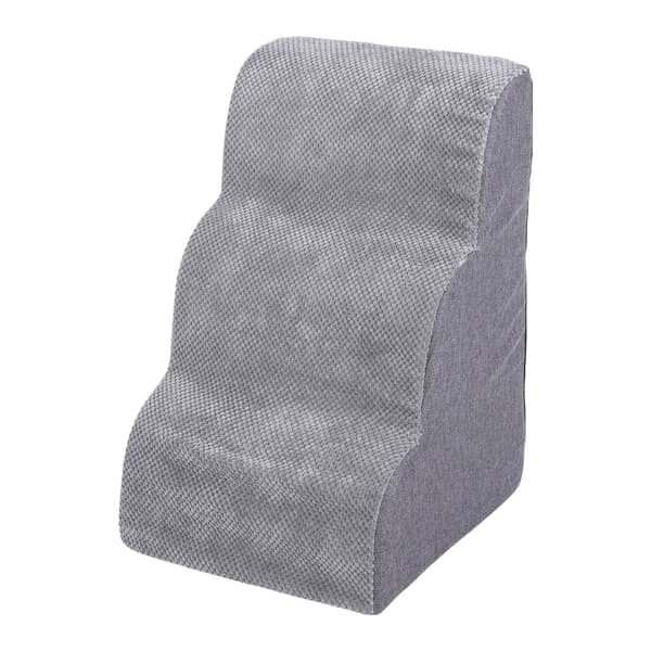 Husdjurstrappa, 3 steg, halkfri design,GRÅ