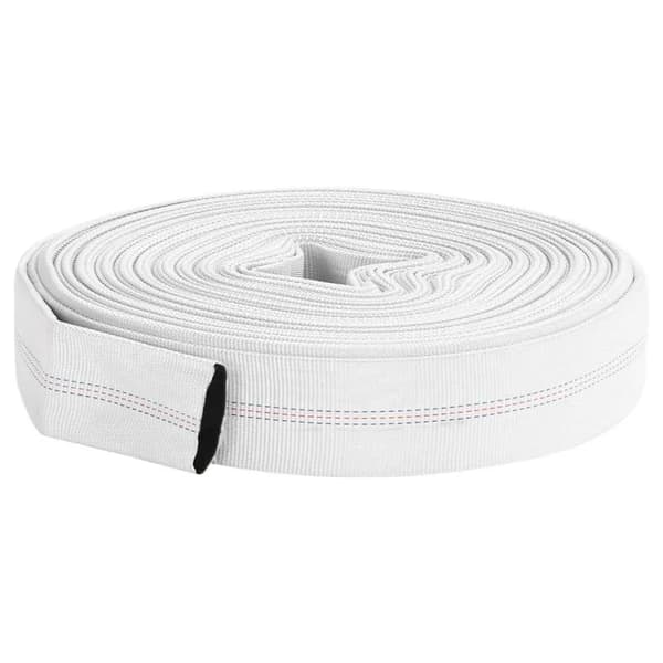 Brandslang, PVC-material, 20 m längd,armégrön